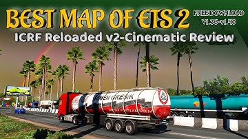 ICRF reloaded 2 map ETS 2 | ETS 2 1.36 maps | ETS 2 hill map | ICRF map | ICRF reloaded 2 v1.36-1.40