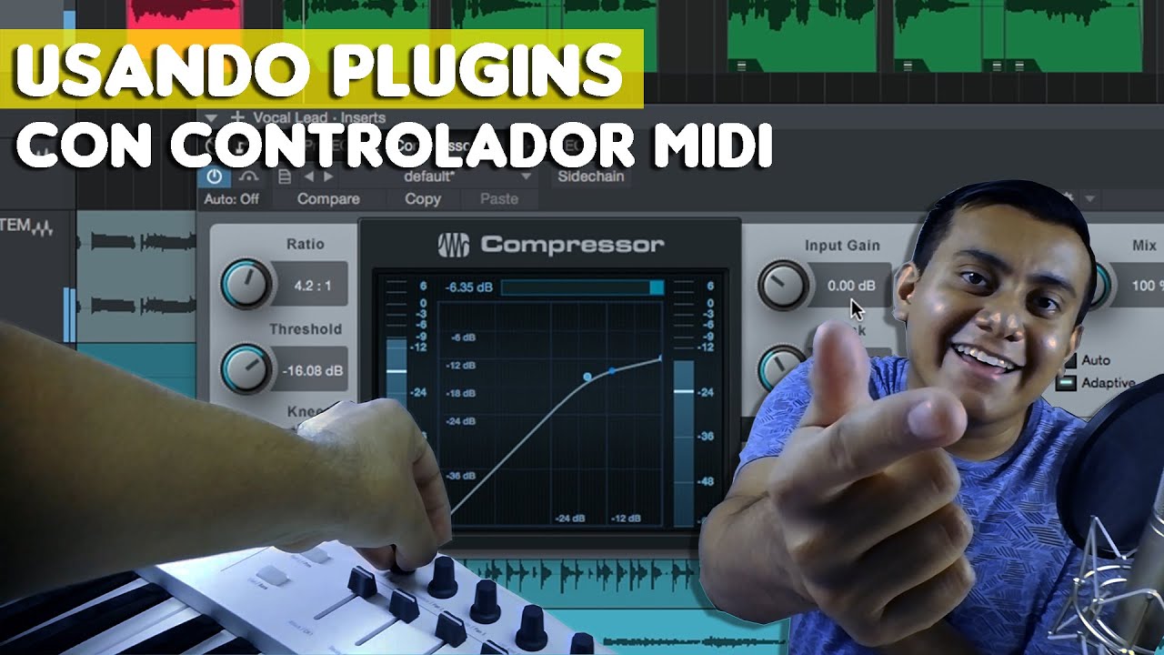 Como Usar Tus Plugins Con Controlador Midi | Studio One - YouTube