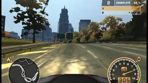 NFS MW City Perimeter 1st lap 1:33:14  key+auto by LGNDxDARKSPEED