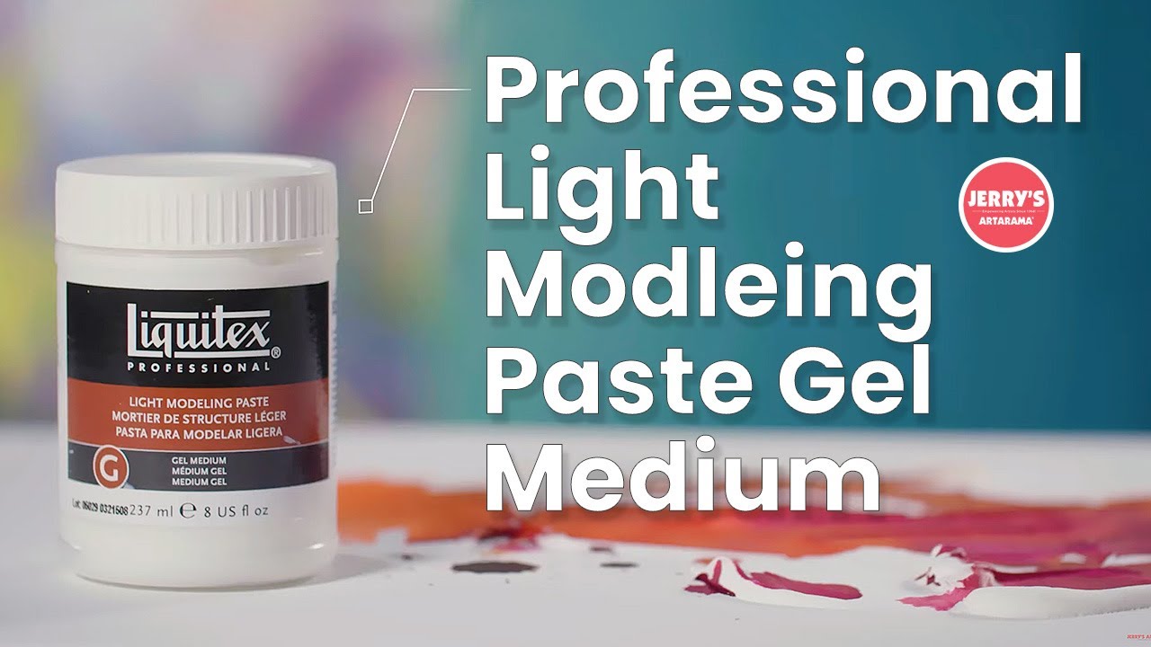 Liquitex Acrylic Light Modeling Paste Medium Informational Video