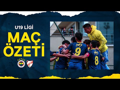 MAÇ ÖZETİ: Fenerbahçe 5-2 Boluspor | U19 Elit A Ligi