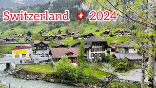 The Most Insane Driving in Lauterbrunnen Village! Switzerland 🇨🇭 travel