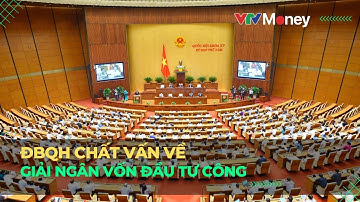 ĐBQH chất vấn về tiến độ giải ngân vốn đầu tư công | VTVMoney