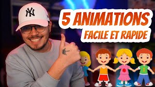 🌈5 JEUX : BAFA / CENTRE DE LOISIRS AVEC RÈGLES ✔