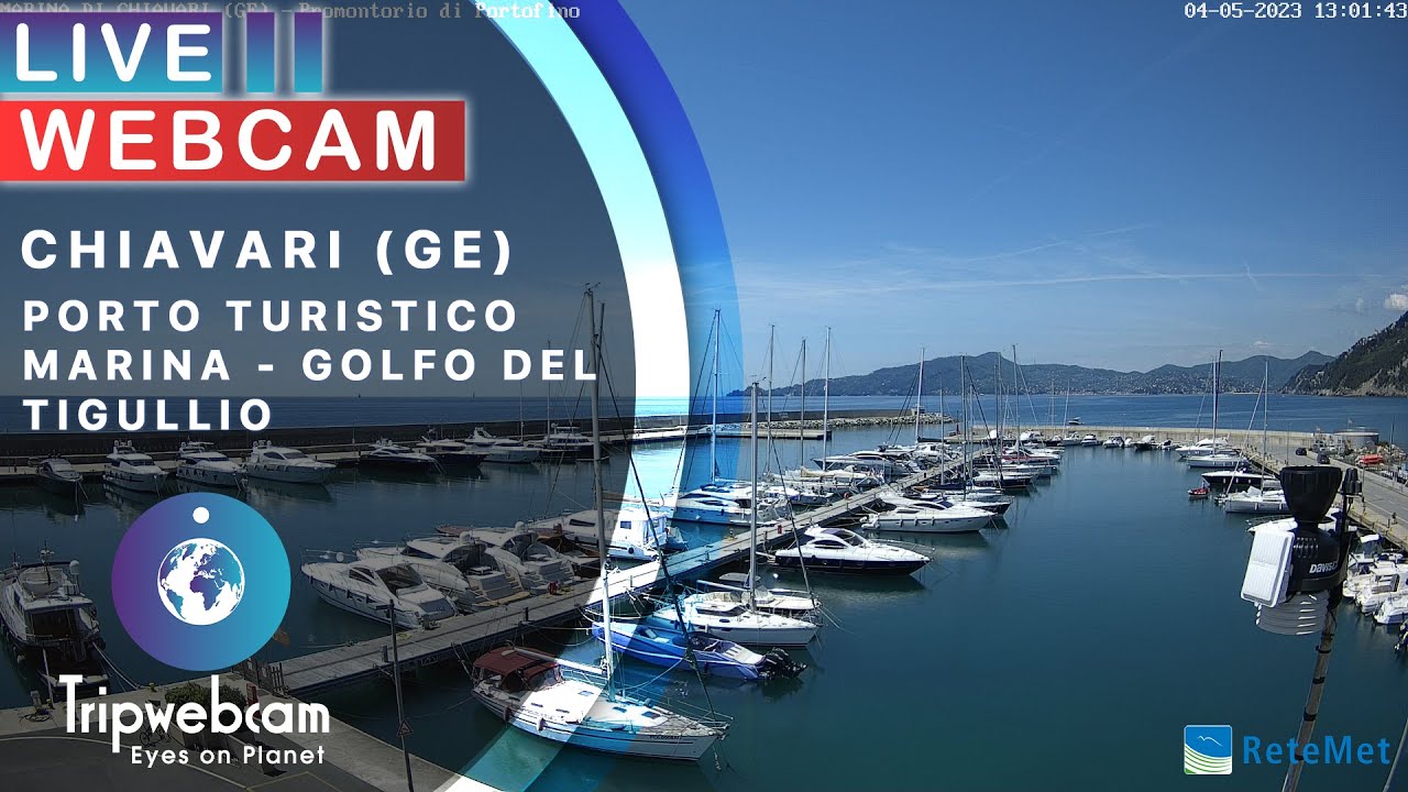 Marina di Chiavari Live cam - Golfo del Tigullio