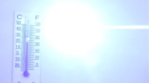 Powerful Laser Blows up Thermometer!