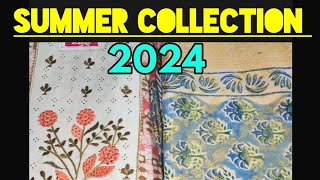 MY SUMMER SHOPPING 🛍️|SUMMER COLLECTION 2024 |COTTON FABRICS 2024 |Shifascollectionvlogs
