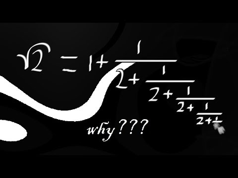 Цепные дроби, приближение корня, корень из 2 sqrt(2) // Математика