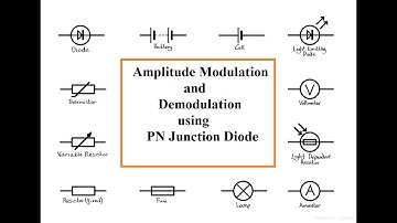 Amplitude Modulation and Demodulation using PN Junction Diodes