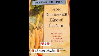 AUDIOKNIHA - 2 ZÁKON - ❤ ZÁKON DÁVÁNÍ ❤ DEEPAK CHOPRA