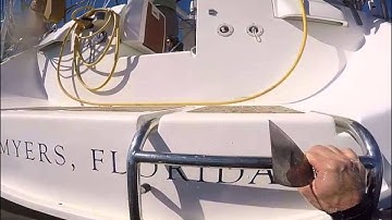 Replace a throughhull while the boat is in the water