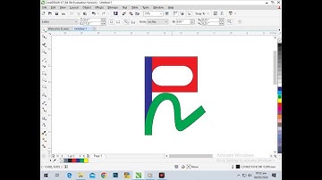 R logo in Corle Draw. Corel Draw Tutorial. #logo #logodesign #coreldraw