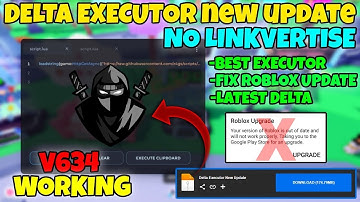 [New Update] Delta Executor Mobile v624 New Update Working | No Key Script |Antiban