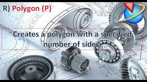 1.1 How to create a polygon using NX-CAD.