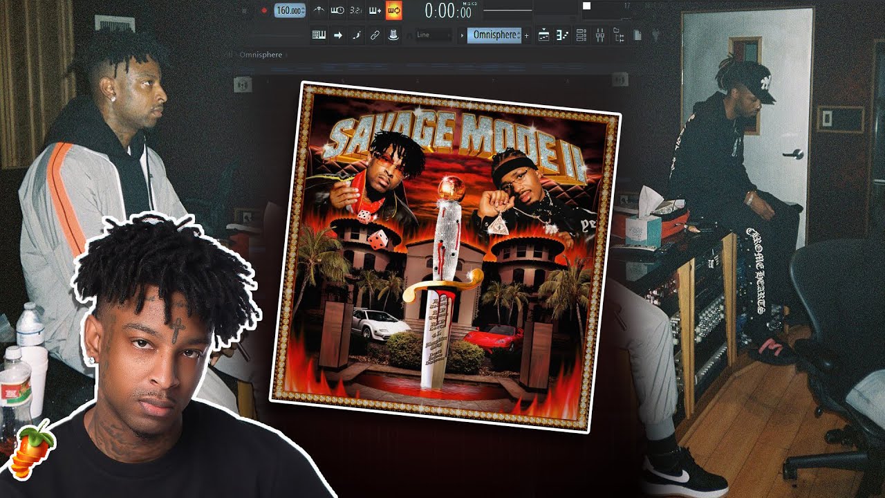 HOW TO MAKE BEATS FOR SAVAGE MODE 2 FROM SCRATCH | FL STUDIO TUTORIAL