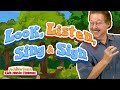 Look, Listen, Sing and Sign! | Jack Hartmann