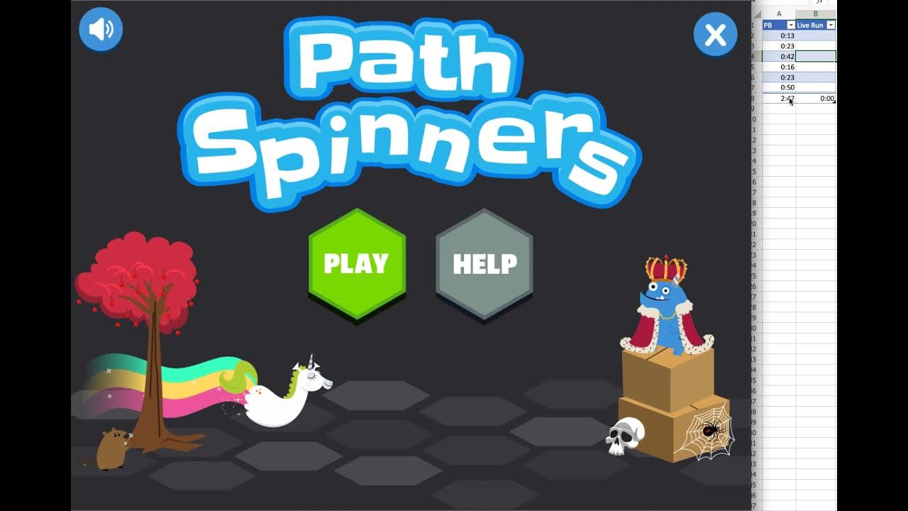 Iready Path Spinners Easy (Castle) in 0m 07s (WR) YouTube