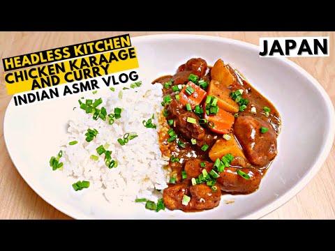 Chicken Karaage & Japanese Curry | Goodies from India | Indian ASMR Vlog | Indian Daily Life Vlog