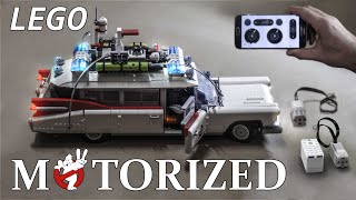Motor Mod: LEGO Ghostbusters ECTO1 10274  Powered Up RC  Sound/Light kit fits