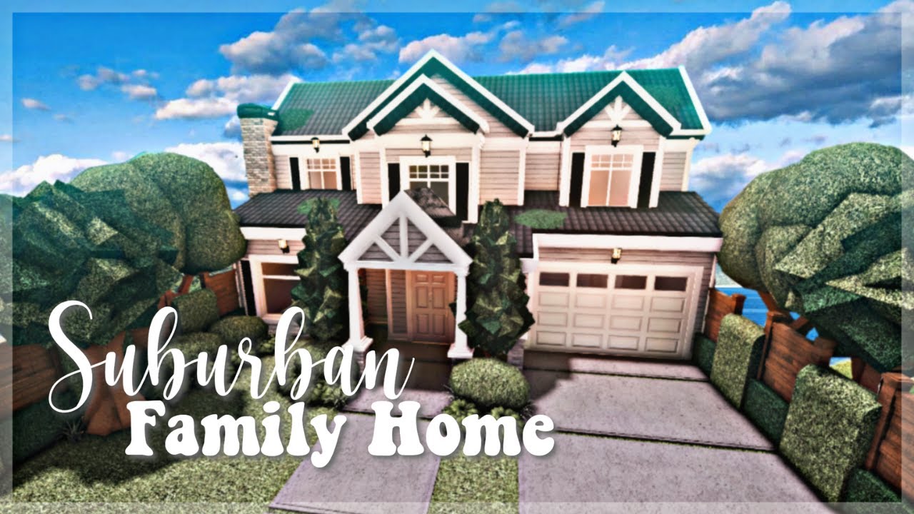 Roblox Bloxburg - Two-Story Family House Exterior Design - Minami Oroi 