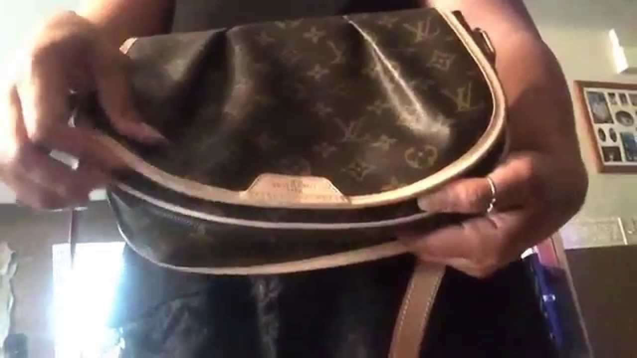 Unboxing and review my Louis Vuitton MENILMONTANT PM - YouTube