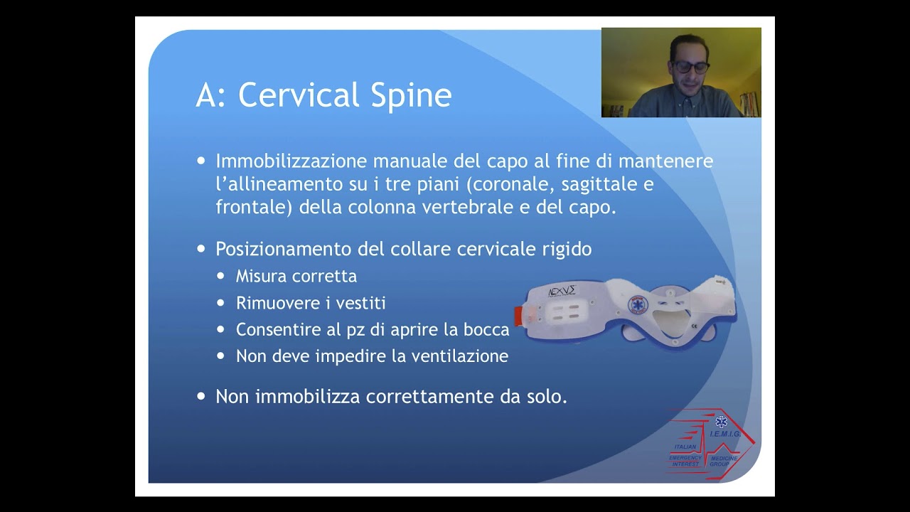 Gestione infermieristica del paziente traumatizzato in ER a cura dell' inf . Paolo Ricciarelli