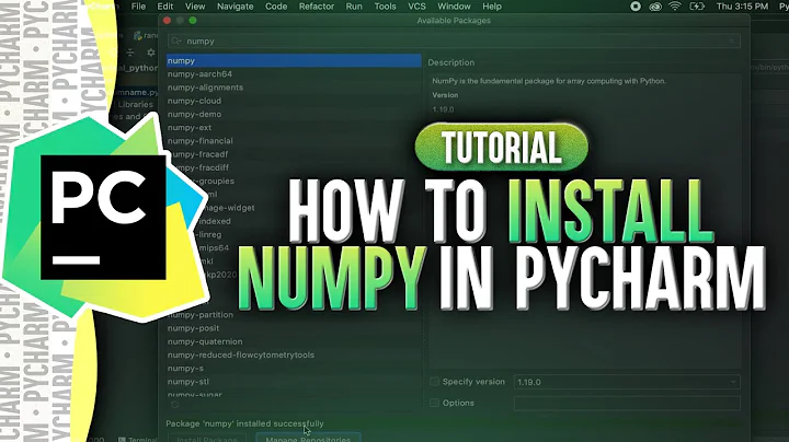 How To Install NumPy In PyCharm