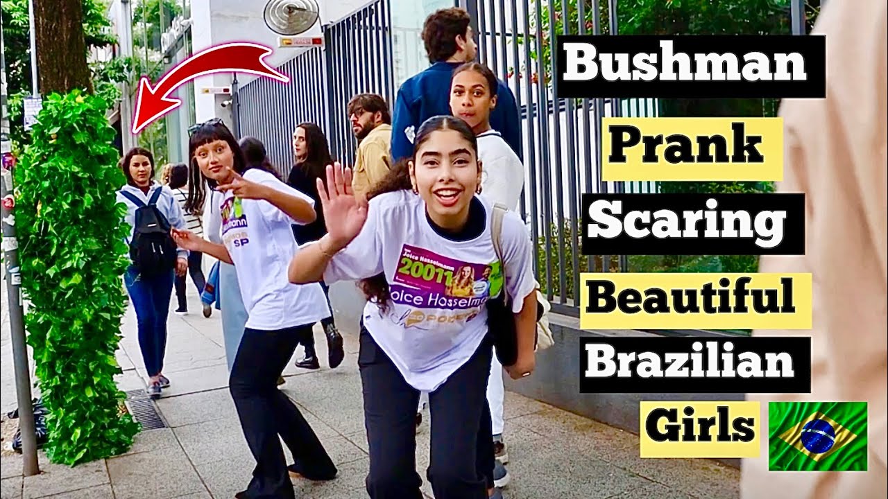 Bushman Prank: Good reactions from the Brazilians