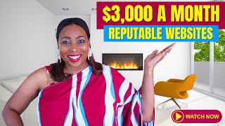 Websites That Pay $3,000 A Month For Remote Work: Make Money Online With REPUTABLE Companies