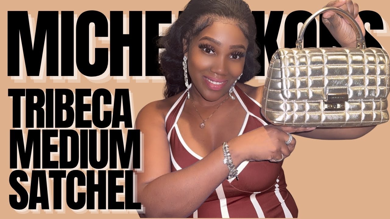 MICHEAL KORS TRIBECA MEDIUM SATCHEL | UNBOXING & FULL REVIEW