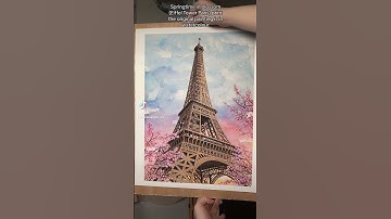 #eiffeltower #paris #pariscity #painting #fineart #cysticfibrosis