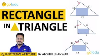 Famous Rectangle in a Triangle | Geometry | Quantitative Aptitude Series Profile