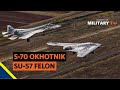 Sukhoi S-70 Okhotnik Combat Drone Which Become The Su-57 Felon Loyal Wingman in Future