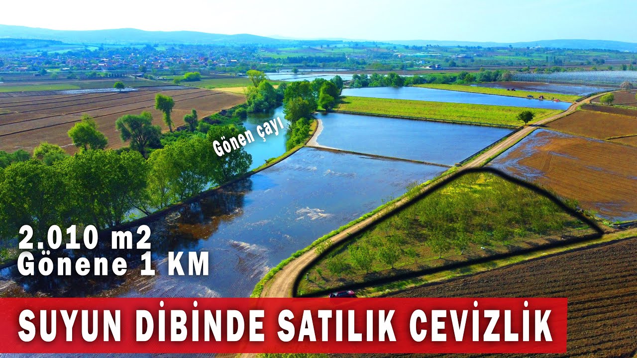 34-SUYUN DİBİNDE SATILIK CEVİZLİK 2.010 M2 - YouTube