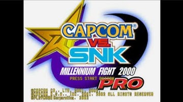 Capcom vs. SNK Pro - Sony PlayStation - Intro & Title Screen