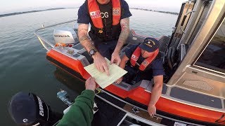 Sunrise Fishing Surprise - Coast Guard Dawn Patrol!