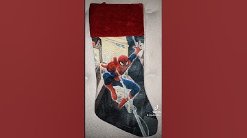 #spiderman #marvel #christmas #stocking #forsale Link in profile