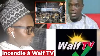 Incendie à Walf TV : Lamignou darou S'est présenté " di Masawou Moustapha diop ak personnel bi yép