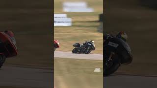 The battle for the podium in Mission King Of The Baggers race two at Road America was intense.