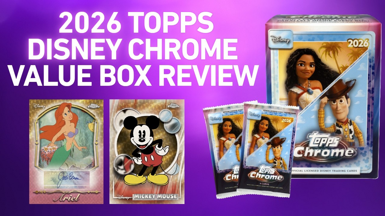 未開封】Topps Chrome Disney 2026 Value x4 2026 Topps Chrome