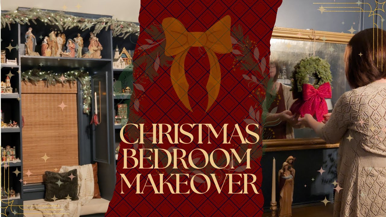 Decorating the bedroom for Christmas!