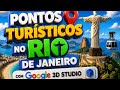 Rio de Janeiro Cinemático | Tour pelos Pontos Turísticos no Google Earth Studio