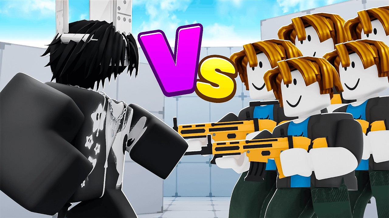 Can I Win A 1v5 Against My Subscribers In Roblox Rivals? - YouTube