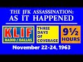 1part 9hour version of klifradios coverage of jfks assassination november 2224 1963