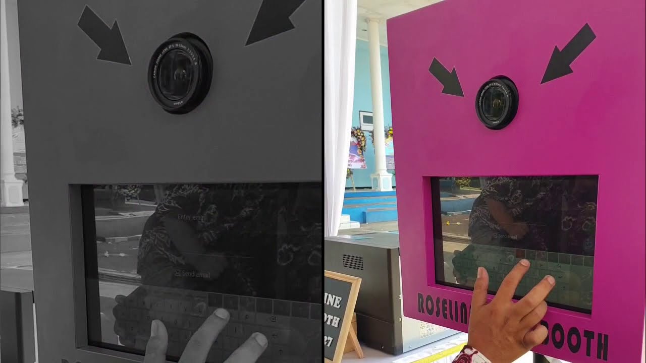 Selfie box photobooth situation