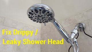 How to fix dripping or leaky shower head