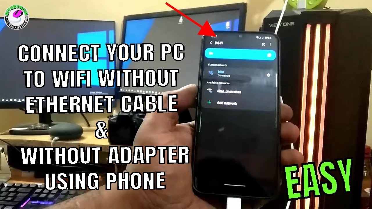 How to Connect Computer to Wifi Without Cable 