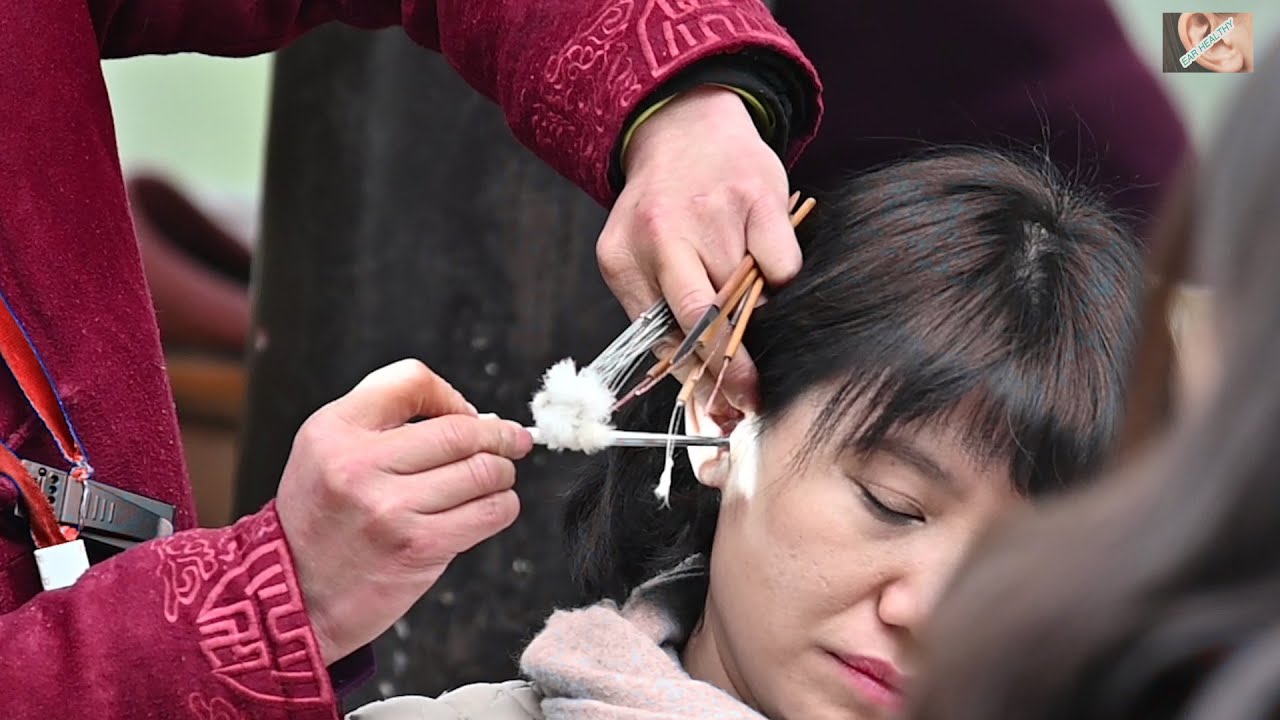 Qingyang, People's Park Chengdu 成都 人民公园 EAR CLEANING 採耳 ASMR REMAKE 10