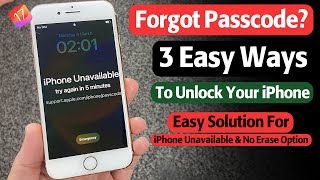 iPhone Unavailable No Erase Option? 3 Ways to bypass iPhone Unavailable or Security Lockout Screen