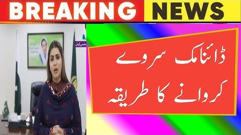 Dynamic NSER Survey 2023 start|| BISP Dynamic Survey Online apply Registration|| BISP Complete info